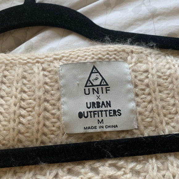 Unif x Urban Outfitters Knit Cream Sweater - Picture 5 of 5